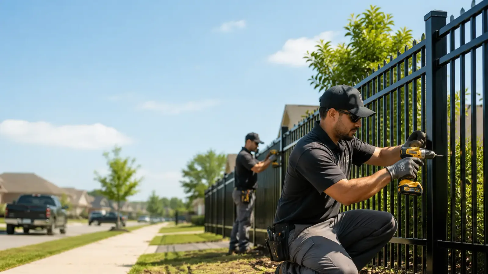 Metal Fence Installation in Clinton, IN